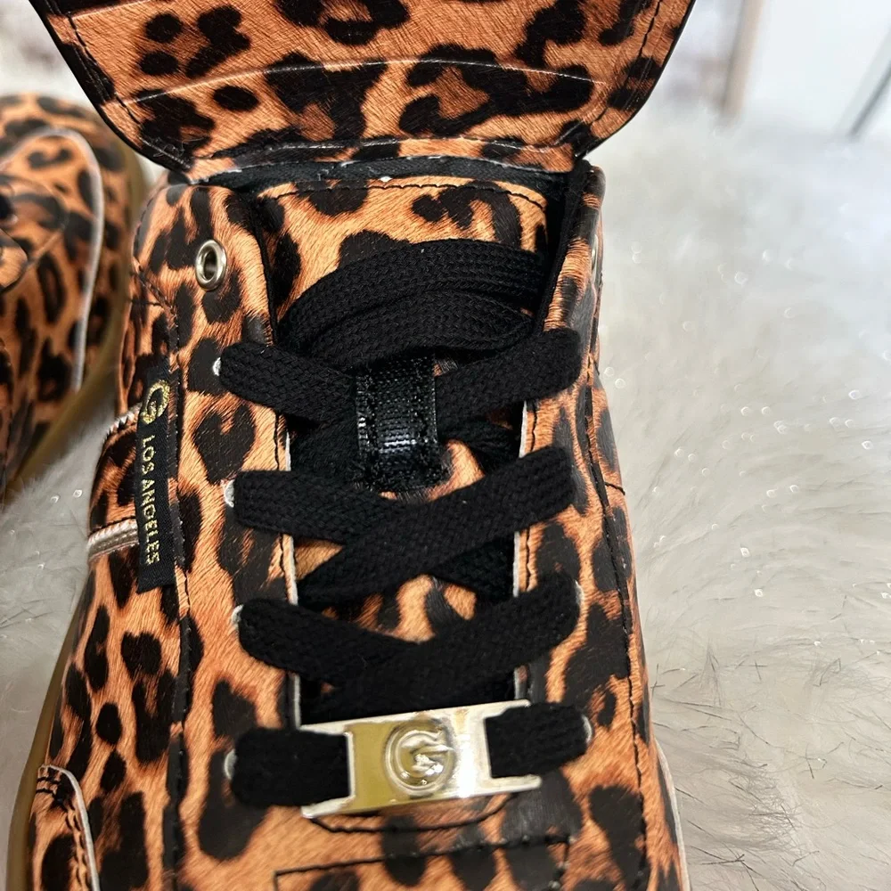 GBG Los Angeles Leopard Print Sneakers